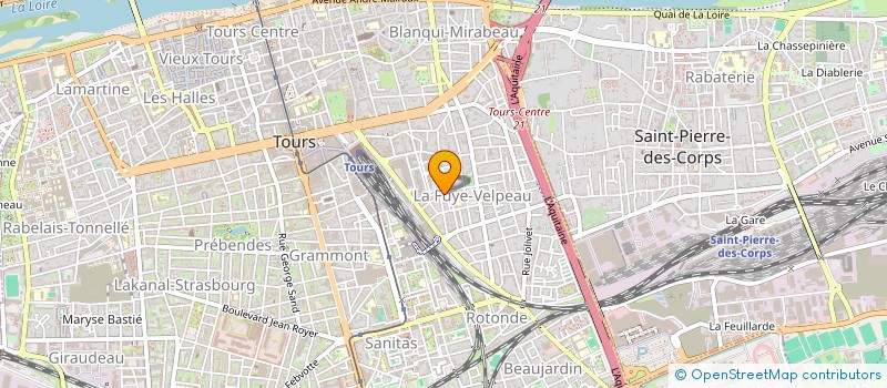 localisation de l'entreprise MADAME AMANDINE LANCHAIS  TOURS