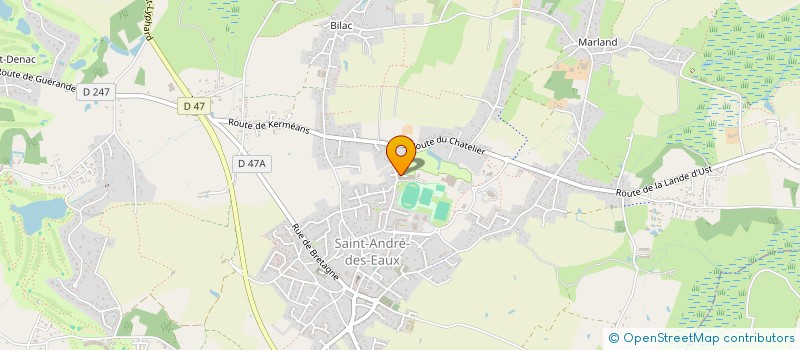 localisation de l'entreprise MADAME AMANDINE LANNEVAL à SAINT-ANDRE-DES-EAUX