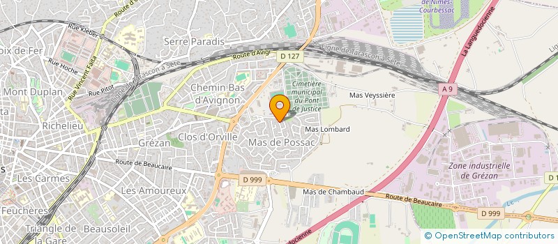 localisation de l'entreprise MADAME AMANDINE LAPART  NIMES