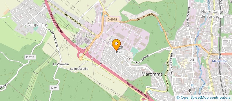 localisation de l'entreprise MADAME AMANDINE LASCABANNES  MAROMME