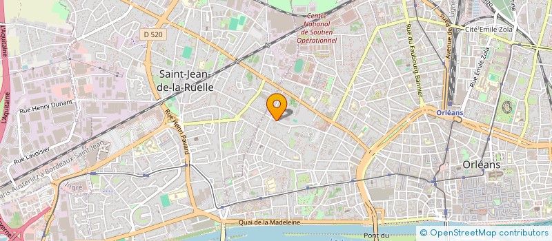 localisation de l'entreprise MADAME AMANDINE LASCOUX à ORLEANS