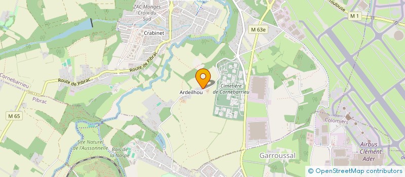 localisation de l'entreprise MADAME AMANDINE LAUAT  CORNEBARRIEU