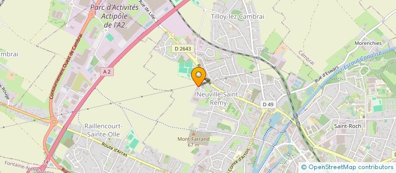 localisation de l'entreprise MADAME AMANDINE LAUDE  SAILLY-LEZ-CAMBRAI