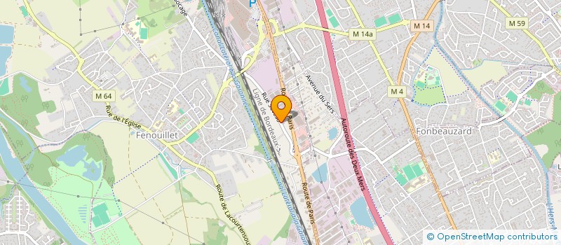 localisation de l'entreprise MADAME AMANDINE LAURELLI  FENOUILLET