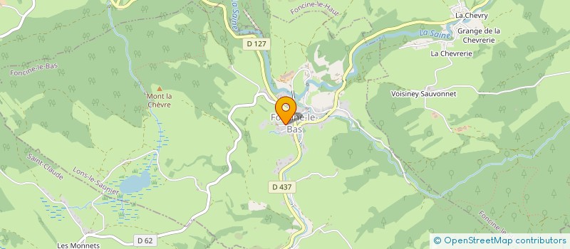 localisation de l'entreprise MADAME AMANDINE LAURENT  FONCINE-LE-BAS