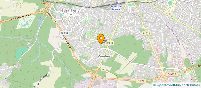 localisation de l'entreprise MADAME AMANDINE LAVIGNE  SAINT-PIERRE-DU-MONT