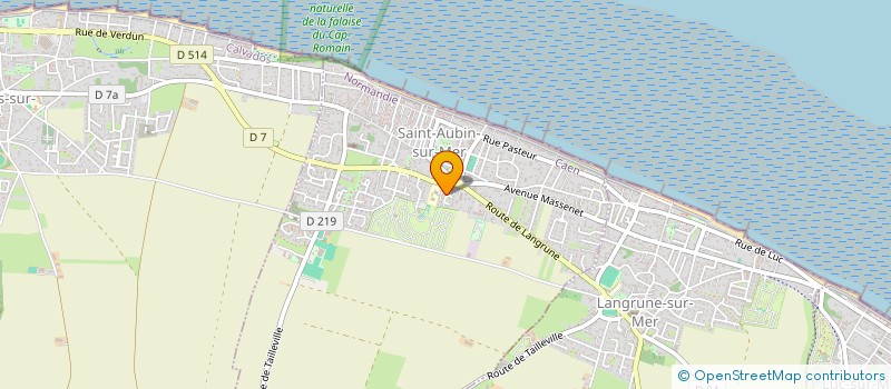 localisation de l'entreprise MADAME AMANDINE LE BIHAN  SAINT-AUBIN-SUR-MER