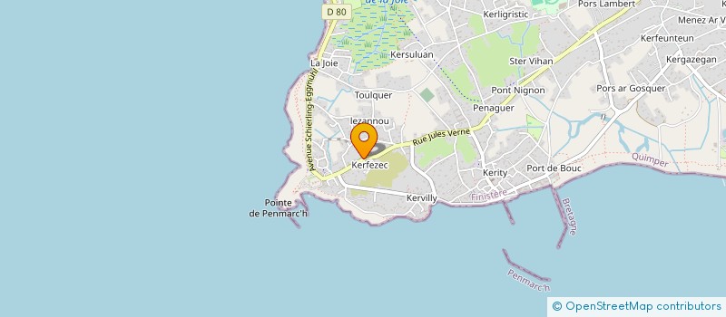 localisation de l'entreprise MADAME AMANDINE LE CALVEZ à PENMARCH