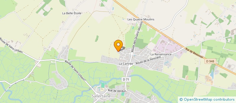 localisation de l'entreprise MADAME AMANDINE LE DANTEC à SALLERTAINE
