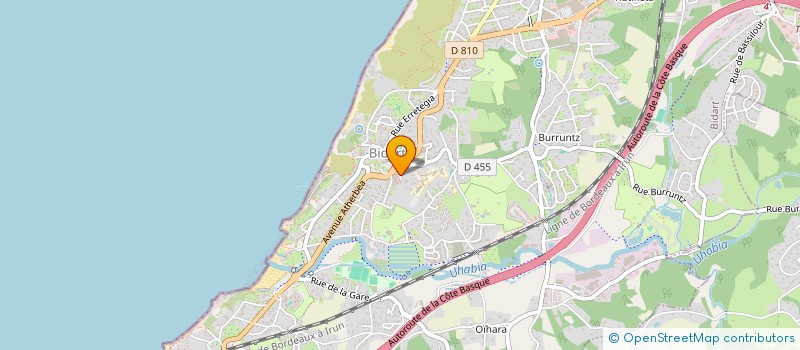 localisation de l'entreprise MADAME AMANDINE LE GAC à BIDART