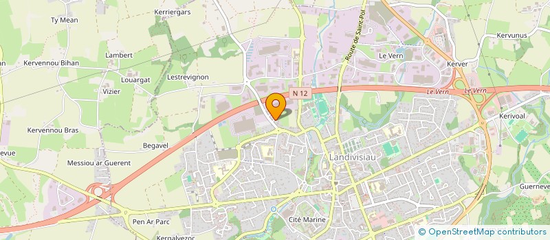 localisation de l'entreprise MADAME AMANDINE LE GALL  PLOUNEVENTER