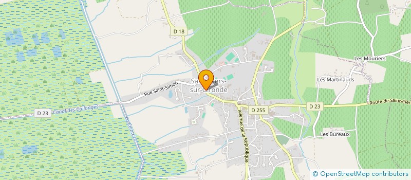 localisation de l'entreprise MADAME AMANDINE LE JEUNE  BRAUD-ET-SAINT-LOUIS