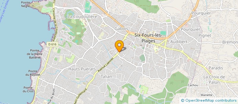 localisation de l'entreprise MADAME AMANDINE LE NENDRE à SIX-FOURS-LES-PLAGES