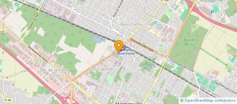 localisation de l'entreprise MADAME AMANDINE LE NEVEU  CORMEILLES-EN-PARISIS