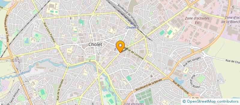localisation de l'entreprise MADAME AMANDINE LE PAGE à CHOLET