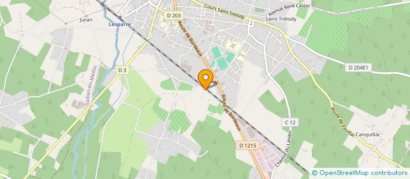 localisation de l'entreprise MADAME AMANDINE LE ROUX  LESPARRE-MEDOC