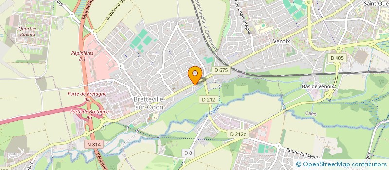 localisation de l'entreprise MADAME AMANDINE LEBLOND-MARO  BRETTEVILLE-SUR-ODON