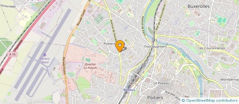 localisation de l'entreprise MADAME AMANDINE LEBOEUF  POITIERS