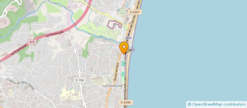 localisation de l'entreprise MADAME AMANDINE LECONTE à ANTIBES