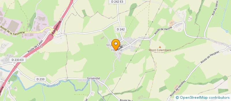 localisation de l'entreprise MADAME AMANDINE LEDOUX  SAINT-MARTIN-BOULOGNE