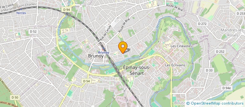 localisation de l'entreprise MADAME AMANDINE LEDUC à BRUNOY