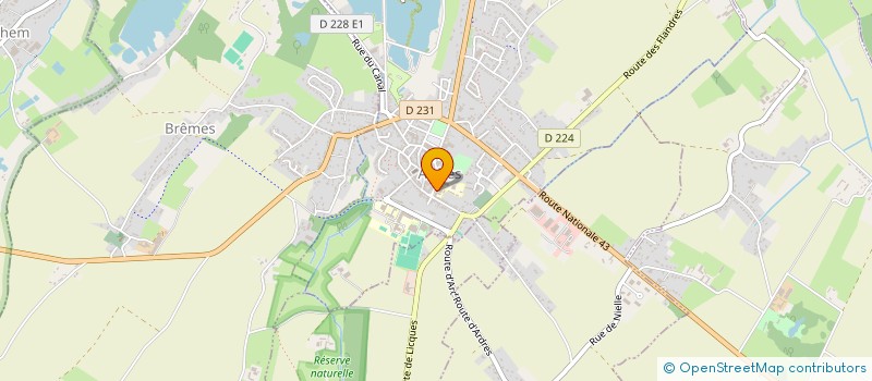 localisation de l'entreprise MADAME AMANDINE LEFEBVRE  ARDRES