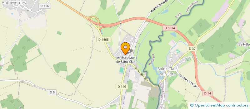 localisation de l'entreprise MADAME AMANDINE LEFEVRE  CHATEAU-SUR-EPTE