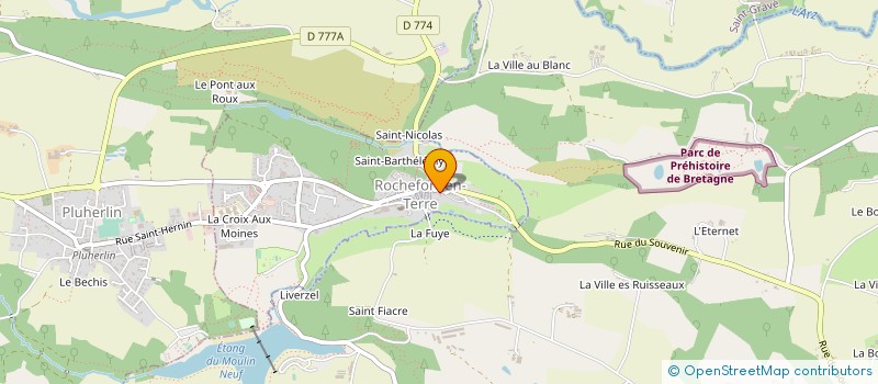 localisation de l'entreprise MADAME AMANDINE LEFORT  ROCHEFORT-EN-TERRE