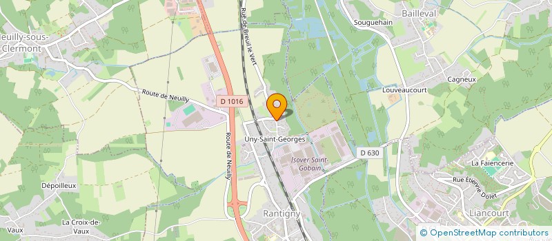 localisation de l'entreprise MADAME AMANDINE LEGER  RANTIGNY