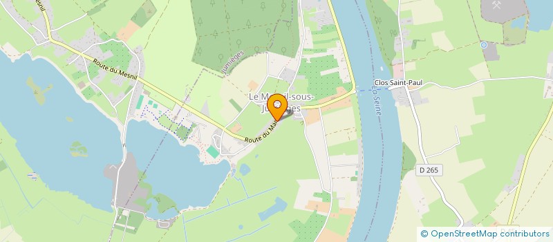 localisation de l'entreprise MADAME AMANDINE LEGUILLON  LE MESNIL-SOUS-JUMIEGES