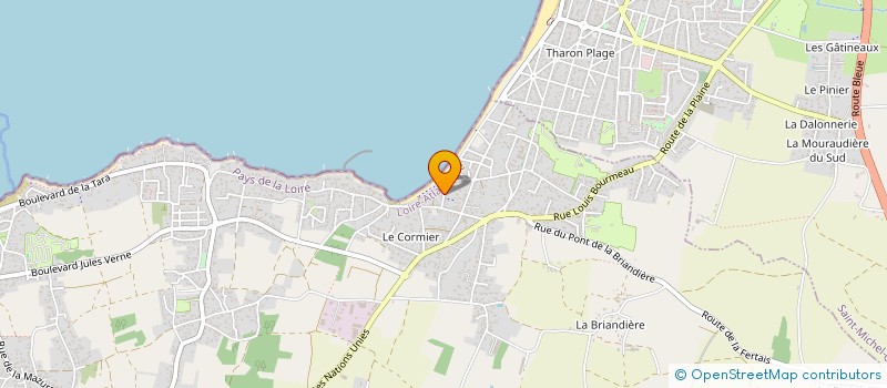 localisation de l'entreprise MADAME AMANDINE LELONG à LA PLAINE-SUR-MER