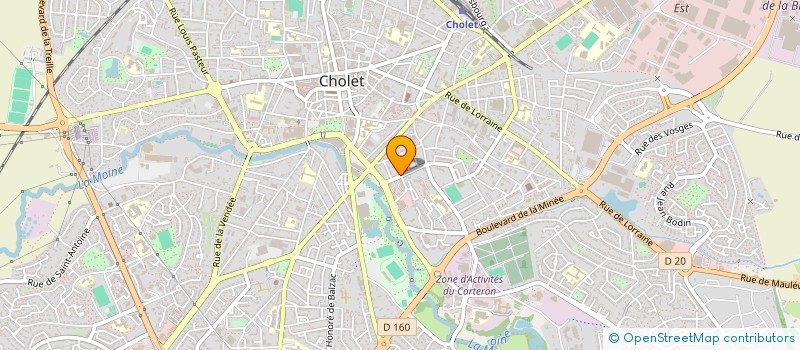 localisation de l'entreprise MADAME AMANDINE LEMARIE à CHOLET