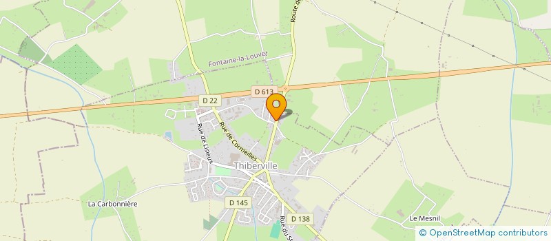 localisation de l'entreprise MADAME AMANDINE LEMARIEY  THIBERVILLE