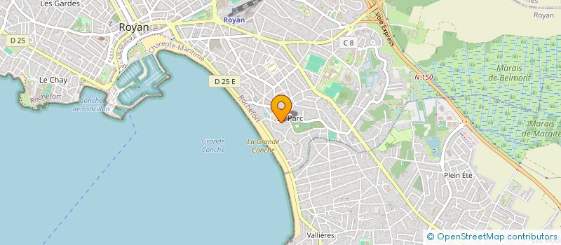 localisation de l'entreprise MADAME AMANDINE LEMASSON  ROYAN