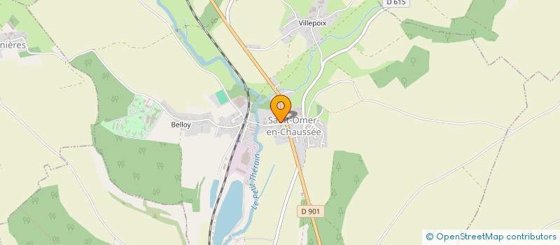 localisation de l'entreprise MADAME AMANDINE LEMITRE  SAINT-OMER-EN-CHAUSSEE