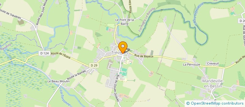 localisation de l'entreprise MADAME AMANDINE LEMOINE  TREVIERES