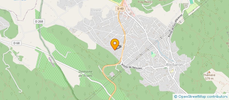 localisation de l'entreprise MADAME AMANDINE LEMOS  ROCBARON