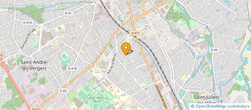 localisation de l'entreprise MADAME AMANDINE LENDOMER à TROYES