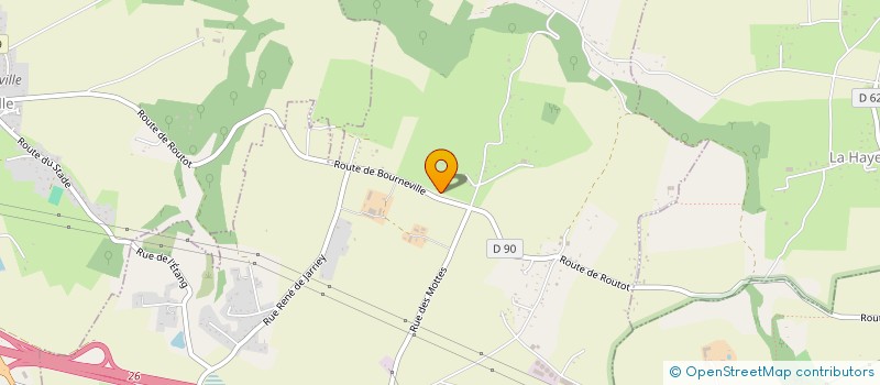 localisation de l'entreprise MADAME AMANDINE LEONARD  ETREVILLE