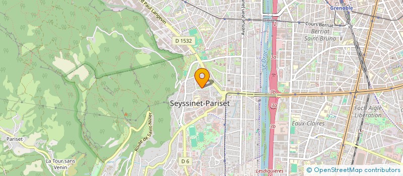 localisation de l'entreprise MADAME AMANDINE LEPERS  SEYSSINET-PARISET