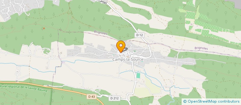 localisation de l'entreprise MADAME AMANDINE LERDA  CAMPS-LA-SOURCE