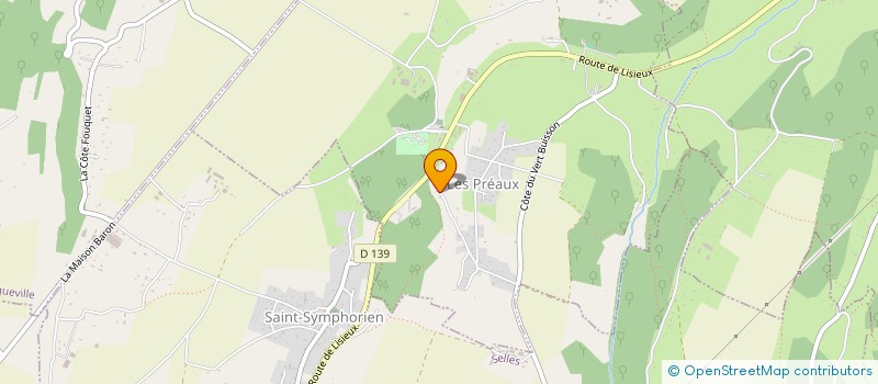 localisation de l'entreprise MADAME AMANDINE LEROI  LES PREAUX