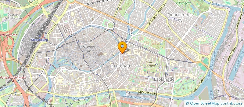 localisation de l'entreprise MADAME AMANDINE LESCAFFETTE  STRASBOURG