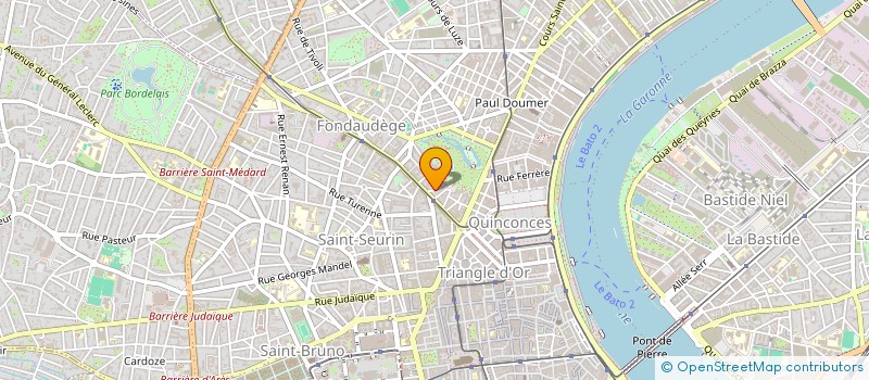 localisation de l'entreprise MADAME AMANDINE LESCALMEL  BORDEAUX