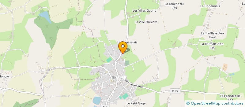 localisation de l'entreprise MADAME AMANDINE LETOURNEAU à LE MENE