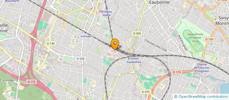 localisation de l'entreprise MADAME AMANDINE LIARD  ERMONT