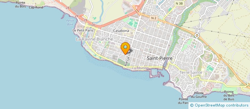 localisation de l'entreprise MADAME AMANDINE LIGONIERE  SAINT-PIERRE