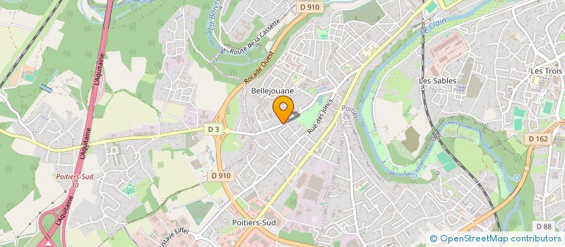 localisation de l'entreprise MADAME AMANDINE LOISEAU  POITIERS