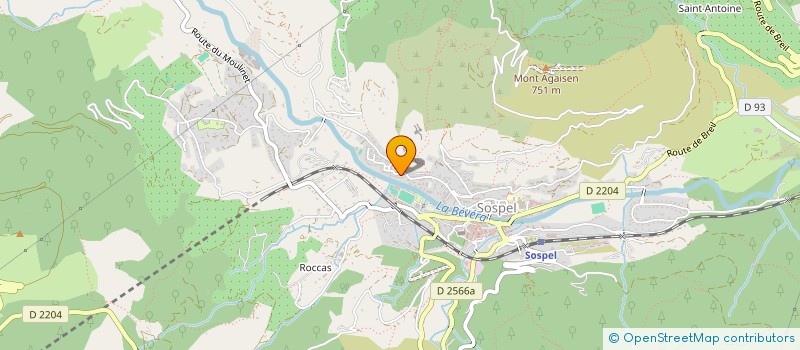 localisation de l'entreprise MADAME AMANDINE LOMBARDO  SOSPEL