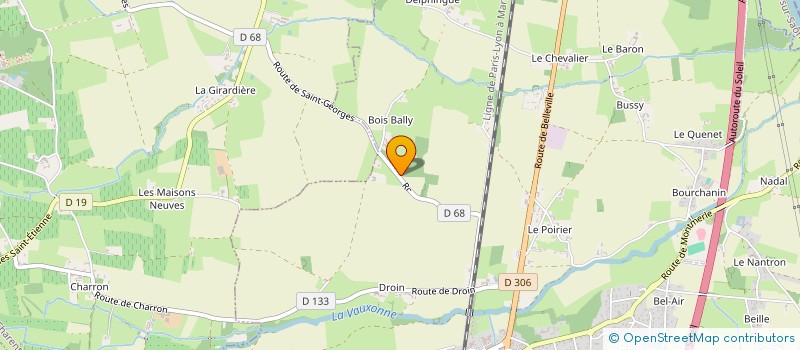 localisation de l'entreprise MADAME AMANDINE LONGERE  SAINT-GEORGES-DE-RENEINS